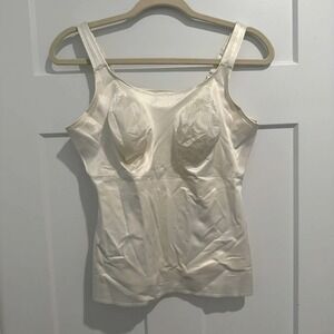 Ruby Ribbon Original Cami Shaping Tank White Size 40 Style 3022